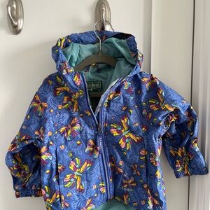 L.L. Bean Toddler Periwinkle Butterfly Jacket